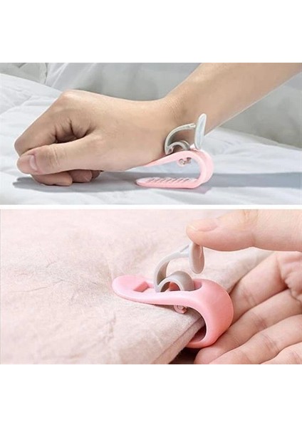 4 Adet Iğnesiz Yorgan Çarşaf ve Perde Tutucu Sabitleyici Kaydırmaz Örtü Düzenleyici Klips (5047) fırsatları