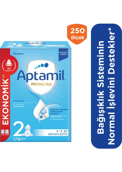 Aptamil Devam Sütü Maması No2 6-9 Ay 1200 gr