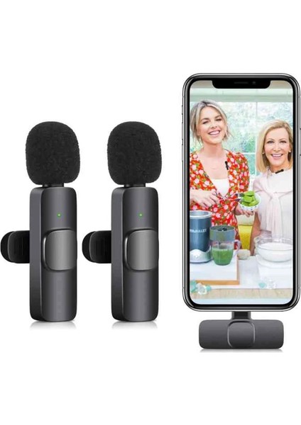 K9 Type-C Uyumlu Mikrofon - SIYAH-(5796) - I53H02N8-8A73VS modelleri