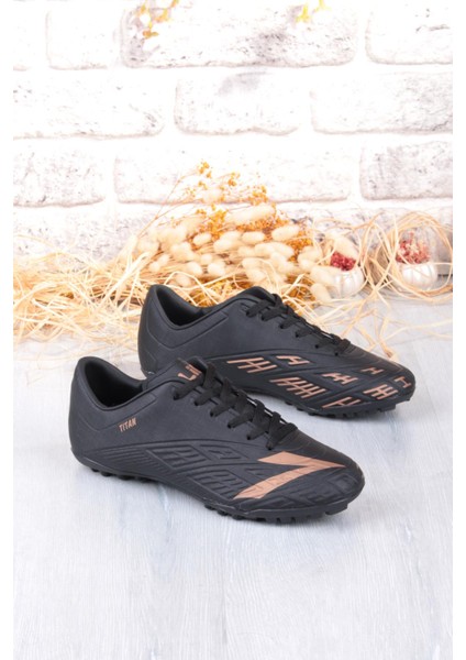 Titan Siyah Orjinal Ürün Çim Saha Halı Saha Erkek Futbol Ayakkabı fırsatları
