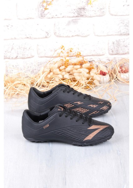 Titan Siyah Orjinal Ürün Çim Saha Halı Saha Erkek Futbol Ayakkabı indirimleri