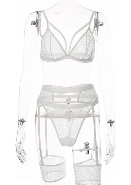 Beyaz Fantezi File Jartiyer Takım fırsatları