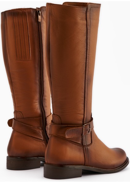 Marla Hakiki Deri Taba Kadın Çizme indirimleri