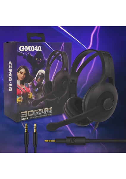 Kulaklık Mikrofonlu | 3D Ses, 3.5mm Jack, Pc ve Konsol Uyumlu