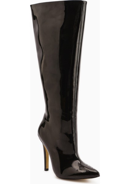 Sonita Siyah Rugan Ince Topuklu Kadın Çizme fiyatları