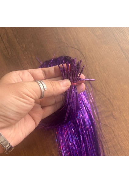 Tinsel Model-Kadın Tinsel Saç Işıltısı-Simli Saç Telleri