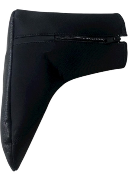 Termal Mest Fermuarlı Deri Taban