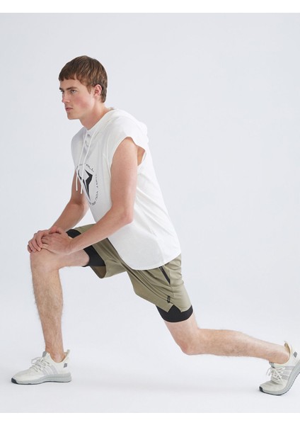 Yeni Sezon Standart Kalıp Erkek Taytlı Şort