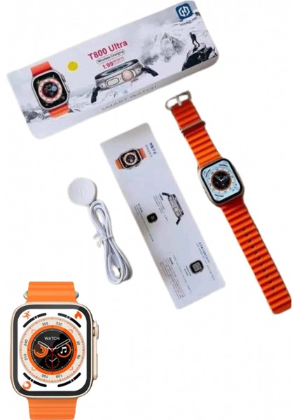 Akıllı Saat Kordon Hediyeli Güçlü Batarya Kapasiteli Titreşimli Bildirim Görme Unisex fırsatları