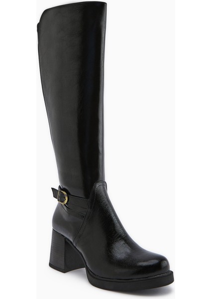 Gerti Siyah Topuklu Kadın Çizme fiyatları