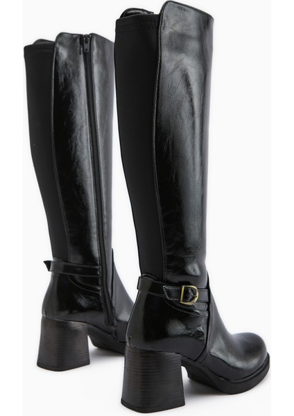 Gerti Siyah Topuklu Kadın Çizme indirimleri