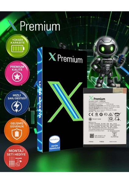 Xpremium Oppo A15 Uyumlu Batarya Pil Süper Yüksek Kalite 4230 Mah BLP817
