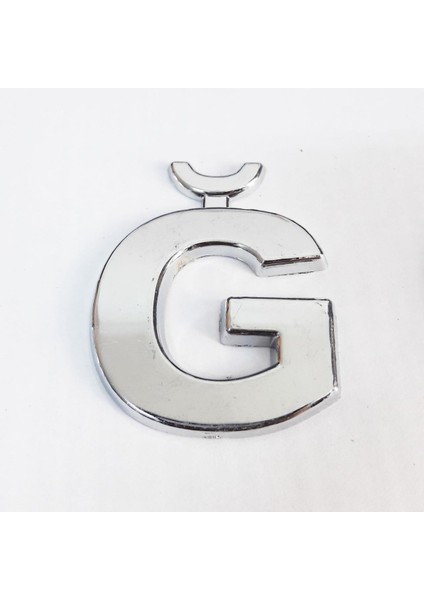 Cemax Ğ Harfi 3,75 cm Krom Yapışkanlı