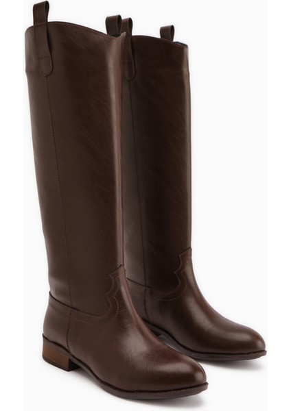 Jessie Siyah Fermuarsız Kadın Çizme modelleri