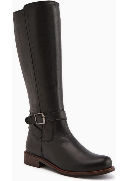 Marla Hakiki Deri Siyah Kadın Çizme fiyatları