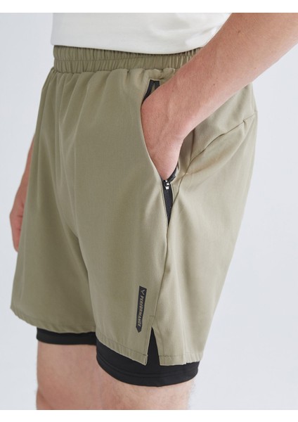 Yeni Sezon Standart Kalıp Erkek Taytlı Şort modelleri