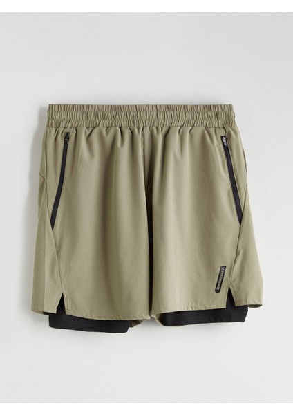 Yeni Sezon Standart Kalıp Erkek Taytlı Şort indirimleri