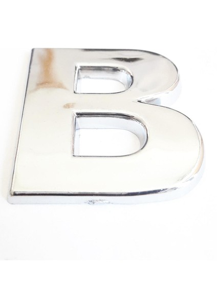 Cemax B Harfi 3,75 cm Krom Yapışkanlı