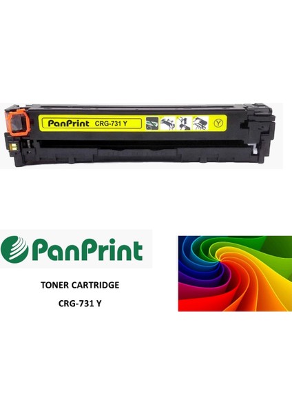 Canon I-Sensys MF-623CN Sarı Muadil Toner (CRG-731)