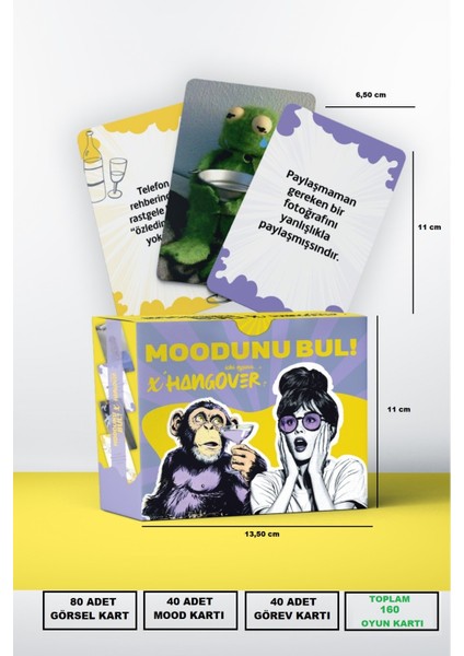 Moodunu Bul x Hangover Eğlenceli Parti Oyunu Yetişkin
