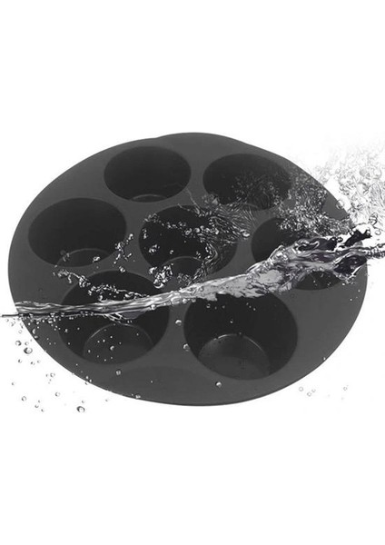 7 Gözlü Silikon Çok Amaçlı Airfryer Muffin Cupcake Kek ve Çörek Pişirme Kalıbı (5047) fırsatları