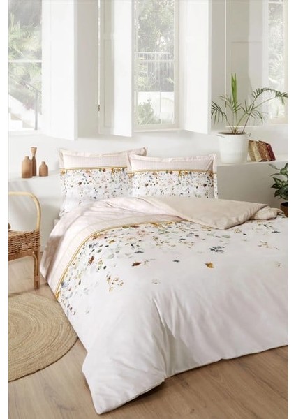 Özdilek Çift Kişilik Ranforce Nev Takımı Marigold Krem