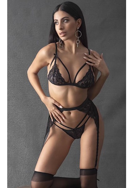 Siyah Jartiyer Takım fırsatları