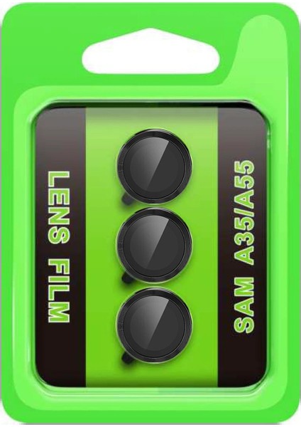 Samsung Galaxy A35 5g Raze Metal Kamera Lens - SIYAH-(5796) - I10H10N5-8A09VS