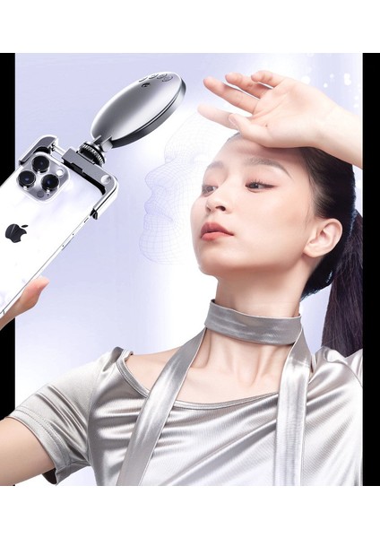 3 Renkli Çekim Işığı Tripod Telefon Kamera Laptop Uyumlu Selfie Işığı Tiktok Video Çekim Işık