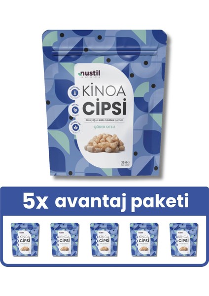 Çörek Otlu Kinoa Cipsi 35G X5