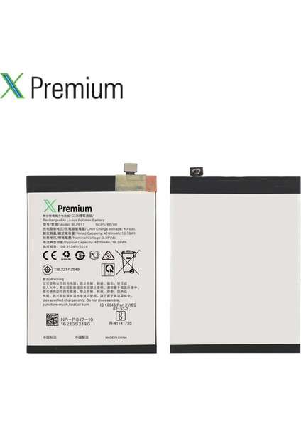 Xpremium Oppo A16E Uyumlu Batarya Pil Süper Yüksek Kalite 4230 Mah BLP817 fırsatları