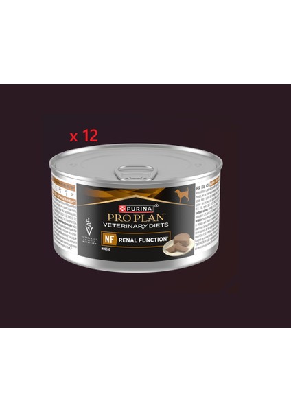 Purina Veterinary Diets Pro Plan Renal Function Nf Köpek Konserve Yaş Mama 195 gr * 12'li Koli fiyatları
