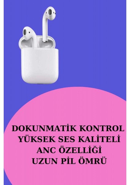 3 Kordonlu Dokunmatik Ekran Akıllı Saat ve 2.nesil Kablosuz Bluetooth Kulaklık Anc/enc indirimleri