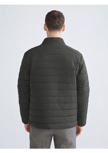 Yeni Sezon Standart Kalıp Dik Yaka Erkek Şişme Mont indirimleri