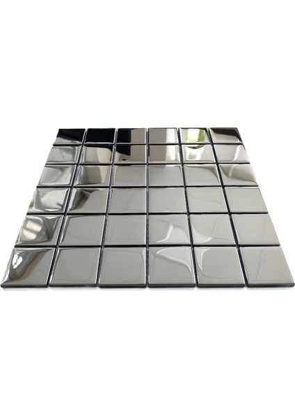 Hobi ve Sanatsal Çalışmalar Için 48X48MM. Gümüş Krom, 30X30CM. Fileli Kristal Mozaik. indirimleri