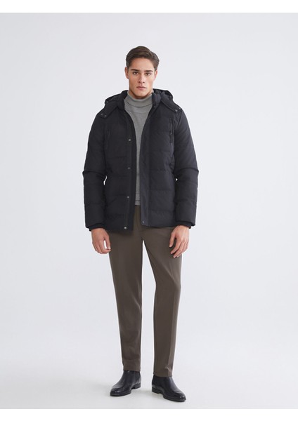 Yeni Sezon Standart Kalıp Kapüşonlu Erkek Mont fiyatları