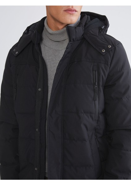 Yeni Sezon Standart Kalıp Kapüşonlu Erkek Mont modelleri