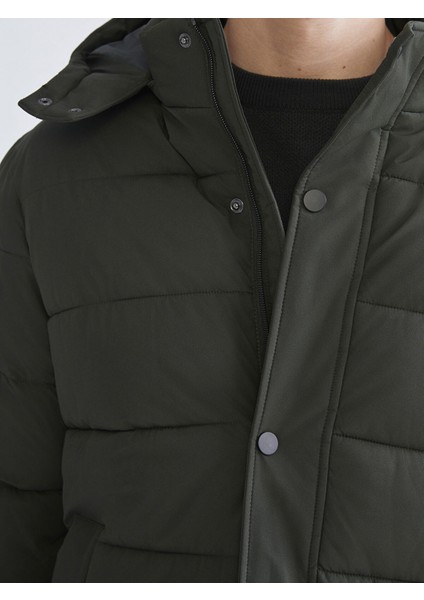 Yeni Sezon Standart Kalıp Kapüşonlu Erkek Parka modelleri