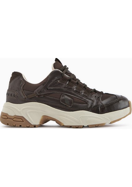 Caisa Kahve Tekstil Detaylı Bağcıklı Kadın Sneakers fiyatları