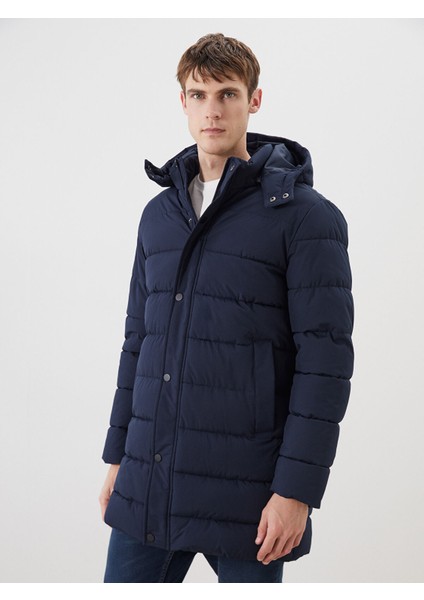 Yeni Sezon Standart Kalıp Kapüşonlu Erkek Parka fırsatları