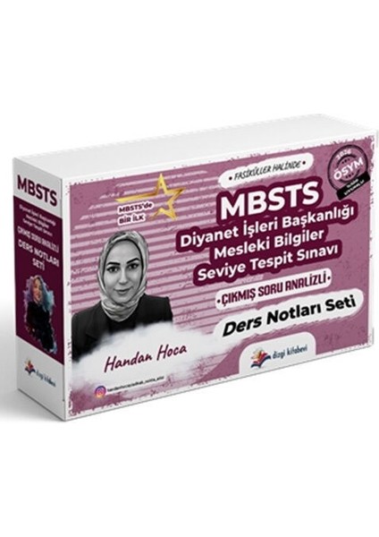 2026 Diyanet Işleri Başkanlığı Mesleki Bilgiler Seviye Sınavı Mbsts Çıkmış Soru Analizli Konu Anlatım Seti 12 Fasikül Dizgi