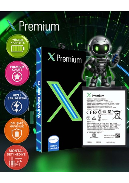 Xpremium Oppo A11 Uyumlu Batarya Pil Süper Yüksek Kalite 5000 Mah BLP727