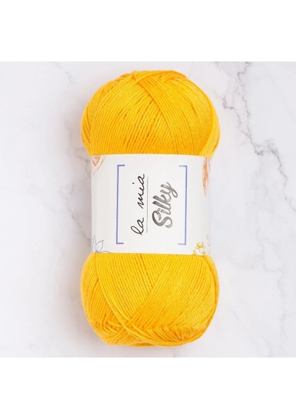 La Mia Silky Hardal Sarı El Örgü Ipi - L003 - 33673