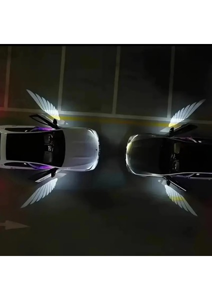 Wings Araba Kapısı Melek Kanadı LED Işık 1 Kapı Kullanımı Için 1 Yıl Garantili fiyatları