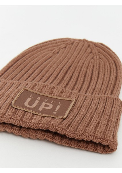 Yeni Sezon Etiket Nakışlı Erkek Çocuk Triko Bere modelleri