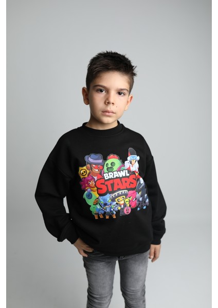 Brawl Stars Erkek Çocuk Sweatshirt