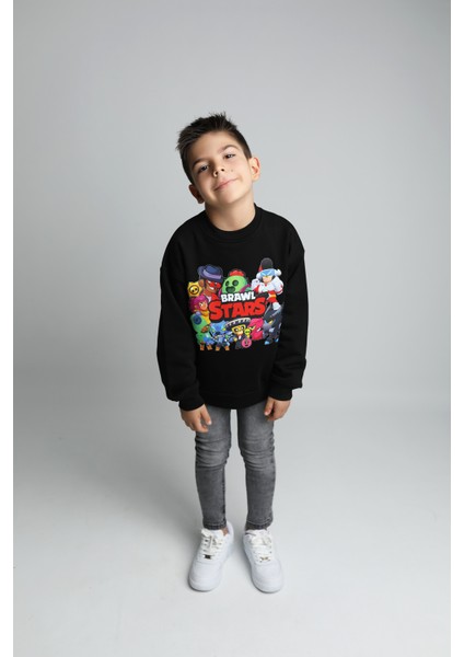 Brawl Stars Erkek Çocuk Sweatshirt modelleri