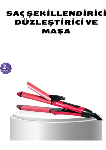 Dereceli Seramik Saç Düzleştirici – 5 Isı Seviyesi 200°C Maksimum Sıcaklık - SBS8744-8916