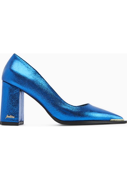 Bonny Mavi Kalın Topuklu Kadın Ayakkabı fiyatları