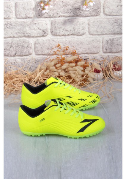 Titan Sarı Orjinal Ürün Çim Saha Halı Saha Erkek Futbol Ayakkabı fırsatları